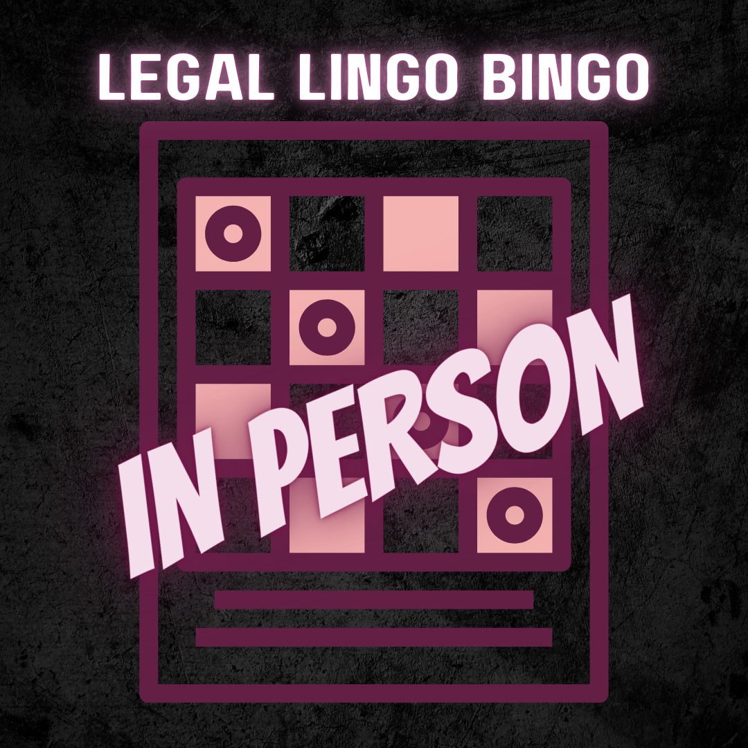 Legal Lingo Bingo CLE Credit - November 2025 (In person)