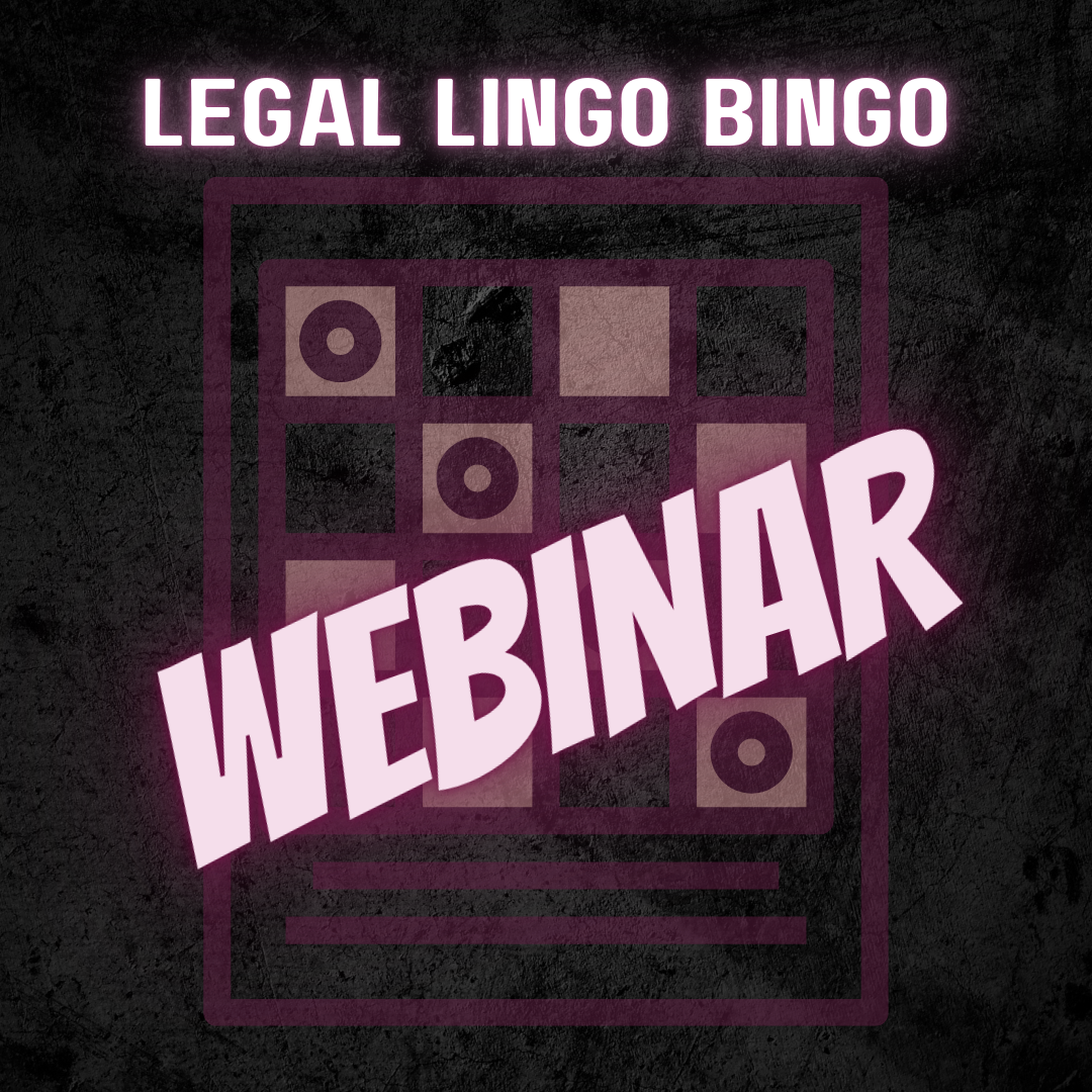 Legal Lingo Bingo CLE Credit - November 2025 (Webinar)